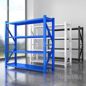 Multi-functional Steel Shelving HN-WB103 for Home Workshop & Basement, 400kg Capacity, Rivet Style Tool Storage, KD Structure for Cost Saving thumbnail-1