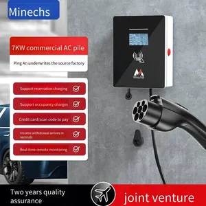 Minaichi 7kw ac Charging Pile for New Energy Electric Vehicles, Commercial qr Code Scanning, Shared Charging for Residential Areas and Parks thumbnail-1