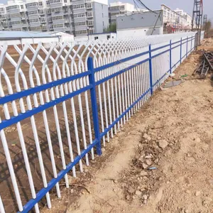 China Supplier Welded Flat Top Aluminum and Wrought Iron Fencing for Gardens thumbnail-4