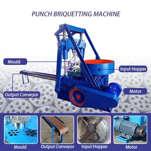 Mineral Powder Palm Shell Carbon Powder Biomass Carbon Powder Briquetting Machine EPC thumbnail-5