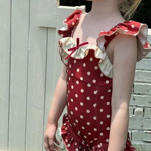Summer Children's New Girls Swimsuit One-Piece Beach Vacation Swimsuit Sweet Little Girl Quick-Drying Swimwear thumbnail-5