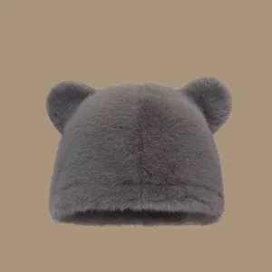 Cute Animal Warm Bucket Hat thumbnail-5