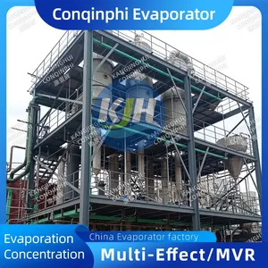 Industrial Evaporator for Wastewater Treatment Plant With High Salt Concentration Processing thumbnail-3