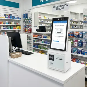 Aonpos APK27 Capacitive Touch Interactive Kiosk High Speed Payment Terminal Fast Food Self-service Terminal thumbnail-5