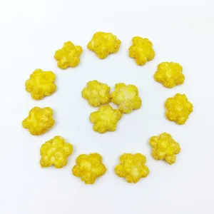 Charming Sakura Shape Fried Rice Crackers Sweet Corn Flavor Flower Pattern Snacks for Wholesale Distributors thumbnail-2