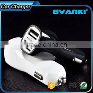 New Products Power Drive 12W 2.4A Duckbill Dual Port USB Car Charger Fast Charger With PowerIQ Technology For IPhone For Samsung thumbnail-3