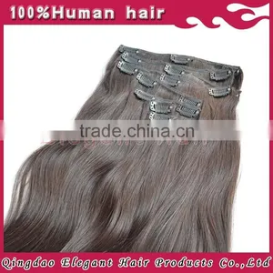Human Hair Wigs Full Head Cheap Colored Clip in Hair Extensions thumbnail-6