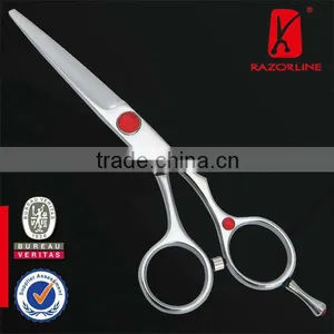 RAZORLINE CK10-RED Barber Scissors Hair Cutting Scissors Tijeras thumbnail-1