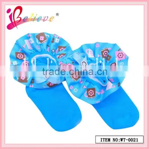 Fashion Spring Color Wholesale Ribbon Bow Cotton Soft 3d Baby Socks (WT-0018) thumbnail-4