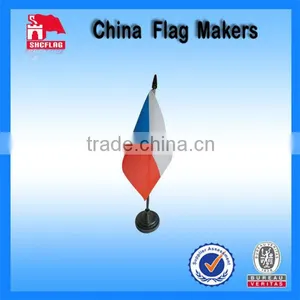 Customized Logo Design Table Flag Base For Promotion thumbnail-1