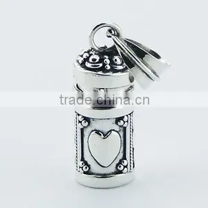 Precious Antique Replica Lovers 925 Silver Prayer Box Pendant thumbnail-1