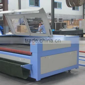 LX1610SC Jinan Factory Fabric Laser Cutting Machine Auto Feeder Price thumbnail-5