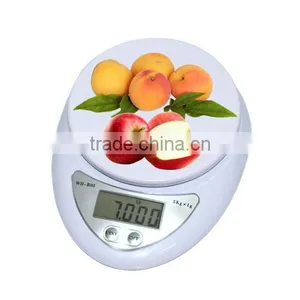 Digital Scale 5KG / 1G Postal Kitchen Cooking Food Diet Grams OZ LB 5000g LED Electronic Bench Scale Weight thumbnail-4