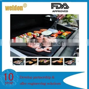 2pcs/Set Non-stick BBQ Grill Mat Barbecue Baking Liners Teflon Coating on Surface thumbnail-3