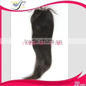 100% Human Hair Virgin Remy Silk Lace Top Closures thumbnail-2