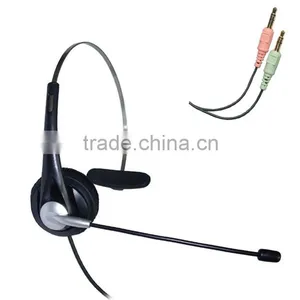 Lightweight Computer Earphone With Microphone PC-616 thumbnail-1