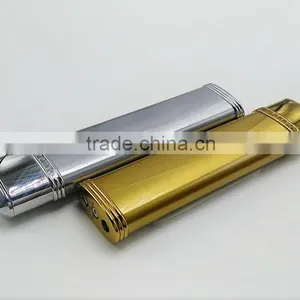 Portable Designer Cigarette Gold Lighter thumbnail-3