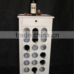 Multiple Shabby Chic Wood Wine Cabinet thumbnail-1