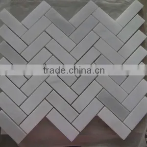 Hot Eastern White Marble Mosaic (HMM-072) on Sales thumbnail-1