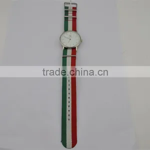 Special DW Style Watch With Nylon Band Alloy Case Nylon Watch thumbnail-1