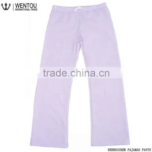 New Arrival Charmeuse Stripe Seersucker Pajama Pants thumbnail-3