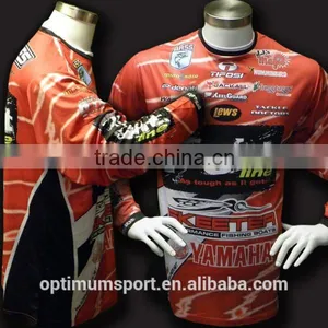 Knitted 3D Sublimated Vented Fishing Shirts Gym Wear thumbnail-1