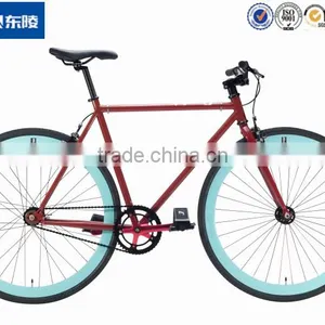 700C Colorful Taiwan Components Hiten Steel Single Speed Fixie Bike thumbnail-1