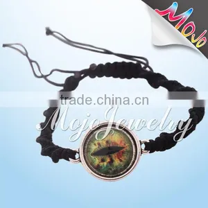 2015 Latest Popular Design Macrame Easters Evil Eye Bracelet for Wholesale thumbnail-1