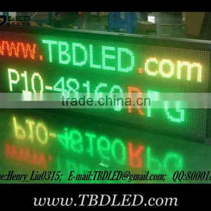 Indoor Double Color Led Moving Message Sign Board Led Car Display thumbnail-1