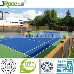 Outdoor Cushion Tennis Flooring on Asphalt Base thumbnail-5