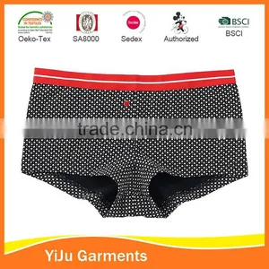 Women Comfortable Cotton Elastane Decoration Open Fly Shorty Quality Choice thumbnail-2