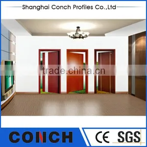 High Quality Popular Design CONCH PVC FOAM DOOR thumbnail-1