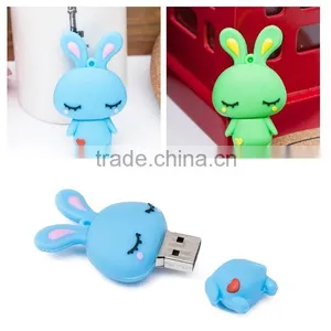 Custom Cartoon Rabbit Usb Flash Drive thumbnail-2