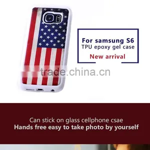 Custom Epoxy Gel Skin Back Soft Tpu Cover Case for Samsung and Samsung S6 thumbnail-6