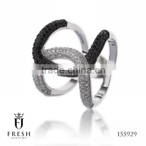 Fashion 925 Sterling Silver Ring - 155929 , Wholesale Silver Jewellery, Silver Jewellery Manufacturer, CZ Cubic Zircon AAA thumbnail-1