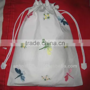 100% Cotton Embroidery Laundry Bag thumbnail-1
