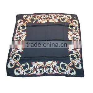 Generous Floral Silk Foulard Scarf For Women thumbnail-1