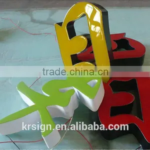 Epoxy Acrylic Led Light Word Samples / Epoxy Luminous Channel Letters / Unsaturated Word Luminous Resin Sample thumbnail-3