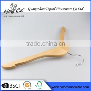 Natural Garment Wooden Hanger for Clothes thumbnail-2
