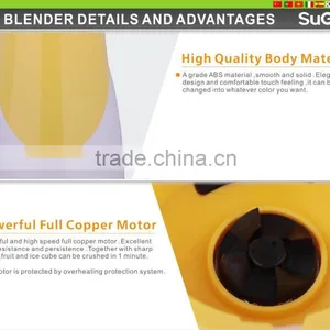 2015 Home Appliances Wholesale Manual Blender Colorful Portable Blender thumbnail-2