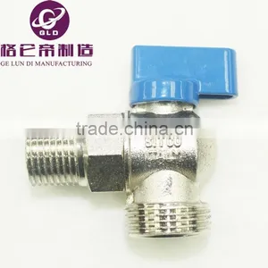 Factory Directly Supply Open Brass Washing Angle Ball Valve thumbnail-2