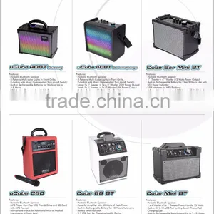 Stage Speaker With Disco Light With Portable Handle Multi-Color Wireless Club Pro System Trolley Speaker thumbnail-5