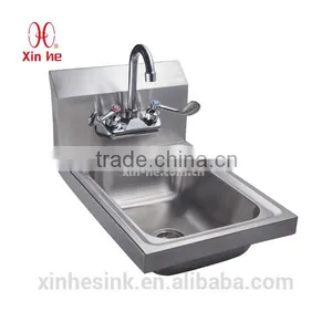 Stainless Steel Indoor or Outdoor Wall Hung Wash Basin & Bar Basin thumbnail-1