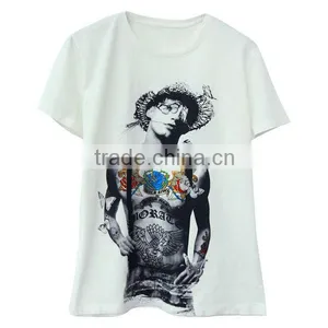 Summer Hot Sale 100% Cotton Wholesale T-shirt 3d for Men thumbnail-1