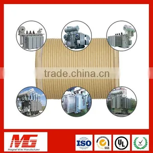 China Double Paper Covered Aluminum Or Copper Wrapped Wire For Oil-Transformer Coil Widing thumbnail-1