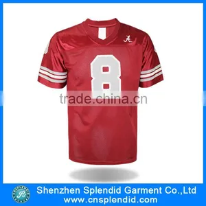 Custom Football Team Wear V-neck Jersey American Football Suit thumbnail-1