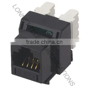 180 Degree Cat6 Keystone Jack With 110 IDC thumbnail-1