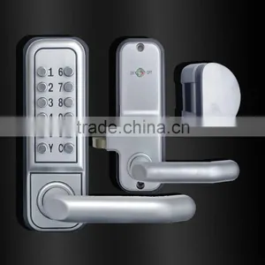 Mechanical Password Lock Without Battery and Key Glass Door Lock Steel Door Lock thumbnail-4