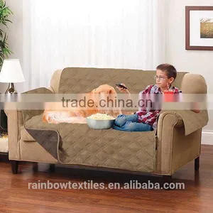 Elegant 100% Polyester Micro Suede Sofa Cover thumbnail-5