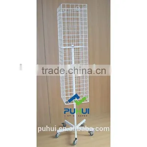 Four Sides Metal Wire Revolving Display Stand With Latest Design thumbnail-1